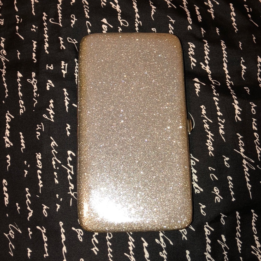 Silver Glitter wallet